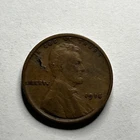 1914 Lincoln Wheat Cent Lamination Error