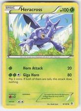 Heracross 8/149 Uncommon Boundaries Crossed Pokemon Heavily Played on eBay