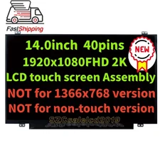 LCD Display Touch Screen Assembly For Lenovo ThinkPad T470 20HD0068US 20HD0069US