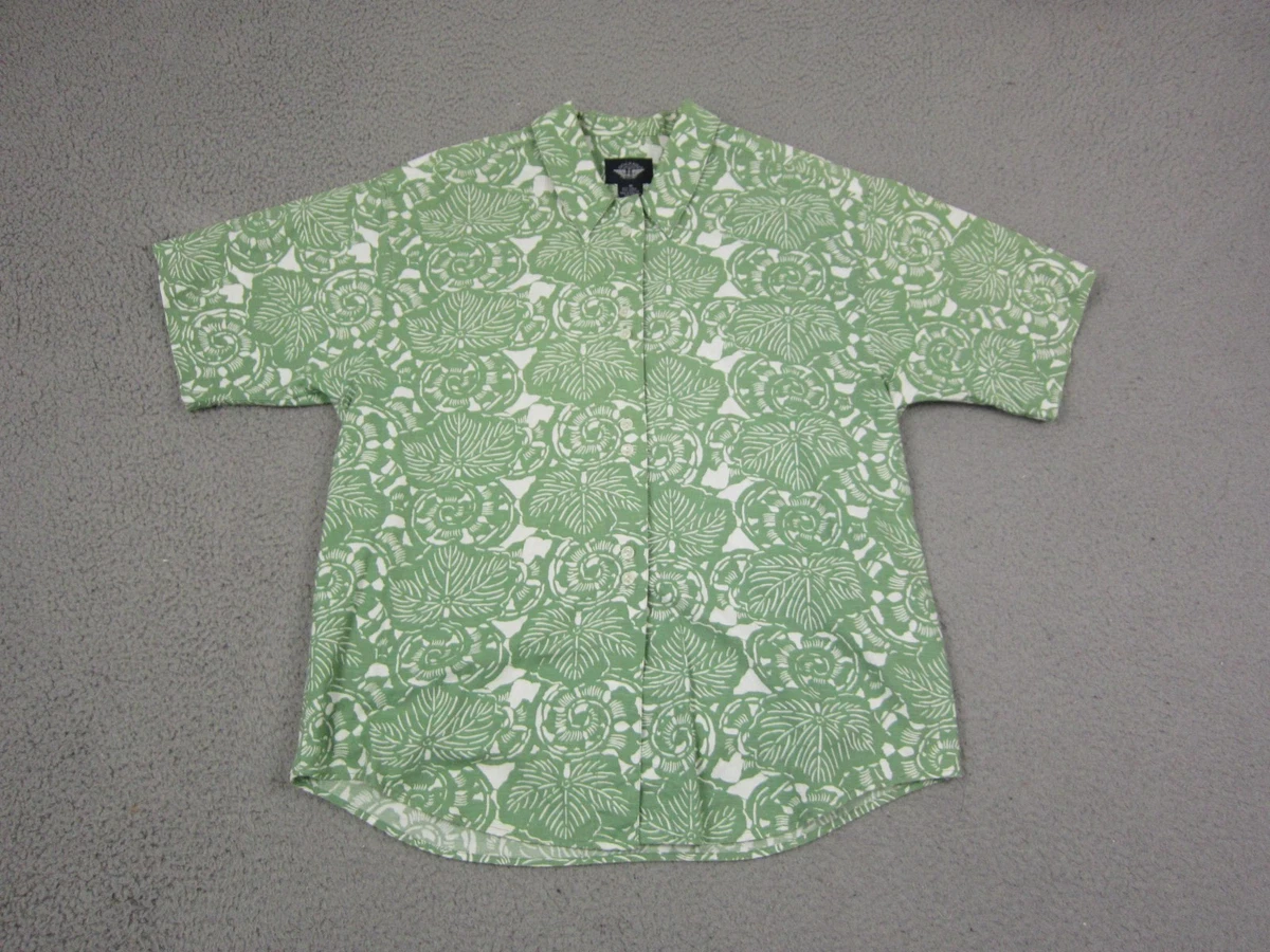 DOCKERS Linen Short Sleeve Casual Button-Down Shirts for Men for 