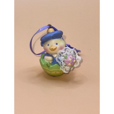 Vintage Avon Springtime Cuties Easter Duck Ornament U34A