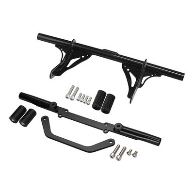 Front & Rear Highway Crash Bar Protector For Harley Dyna Mid-Control 06-17  US
