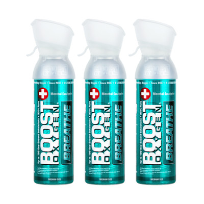 Boost Oxygen Medium Breathe Menthol-Eucalyptus Aroma 5L Canister | Respiratory