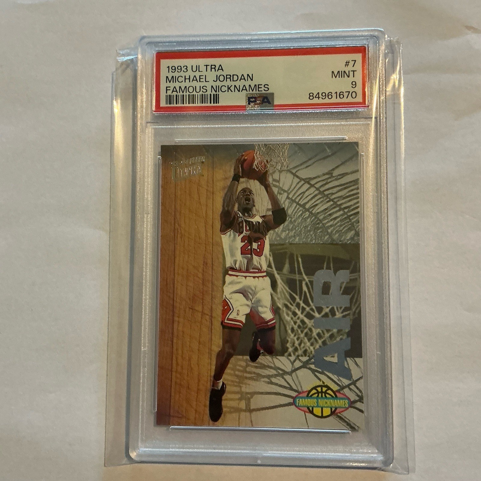 Michael Jordan 1993 Fleer Ultra #7 Famous Nicknames Price Guide 