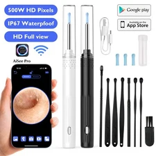 KERUI Wireless Ear Wax Remova Ear Wax Remover Tool with 8 Ear&Camera Set 