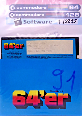 COMMODORE 64/128 -- 64's START DISK (MARKET & TECH - DISK)