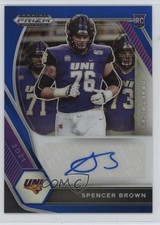 2021 Panini Prizm Draft Picks Blue 92/149 Spencer Brown #DPA-SPE Auto 01xt