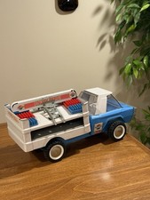 Vintage Buddy L Pepsi Cola Delivery Truck w/ Crates & Rack Pressed Steel Toy