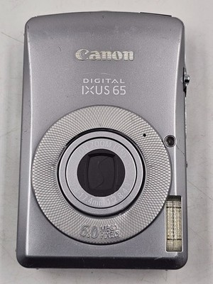 Canon IXUS 65 6,0 MP Digitalkamera Silber - Funktionstüchtig