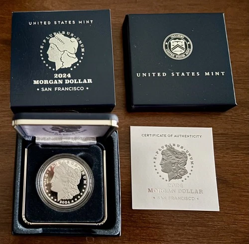 2024 S Morgan Silver Dollar Proof OGP & COA