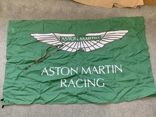 Aston Martin Racing Flag & Lanyard Le Mans / F1