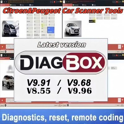 Car Diagnostic Tool All in 1 9 Language Free Update OBD2 Scanner ECU Coding