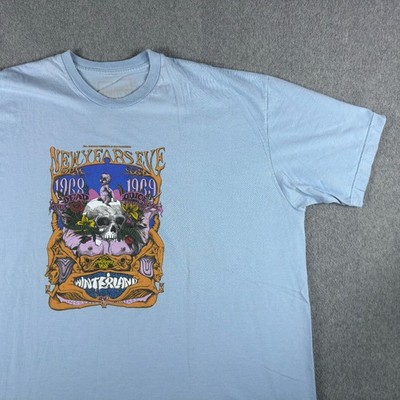 Wolfgang's Vault Grateful Dead New Years Eve 1968-69 Winterland T Shirt 3XL USA