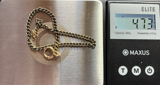 14k Yellow Gold bracelet 8" 4.73 grams