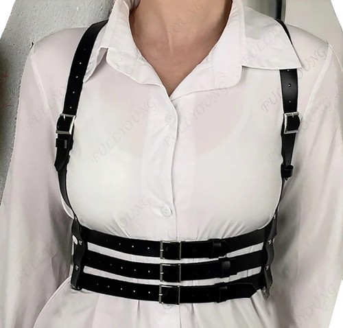 Body Brustgeschirr Mieder Harness Geschirr Fetisch Bondage Bdsm Sexy Cosplay Top - Bild 8 von 13