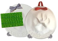 Ultimate Pawprint Keepsake Kit Makes 2 - Paw Print Christmas Ornament w/ Bo...