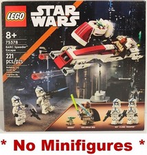 LEGO Star Wars: 75378 BARC Speeder Escape, w/BOX & Instructions *NO MINIFIGURES*
