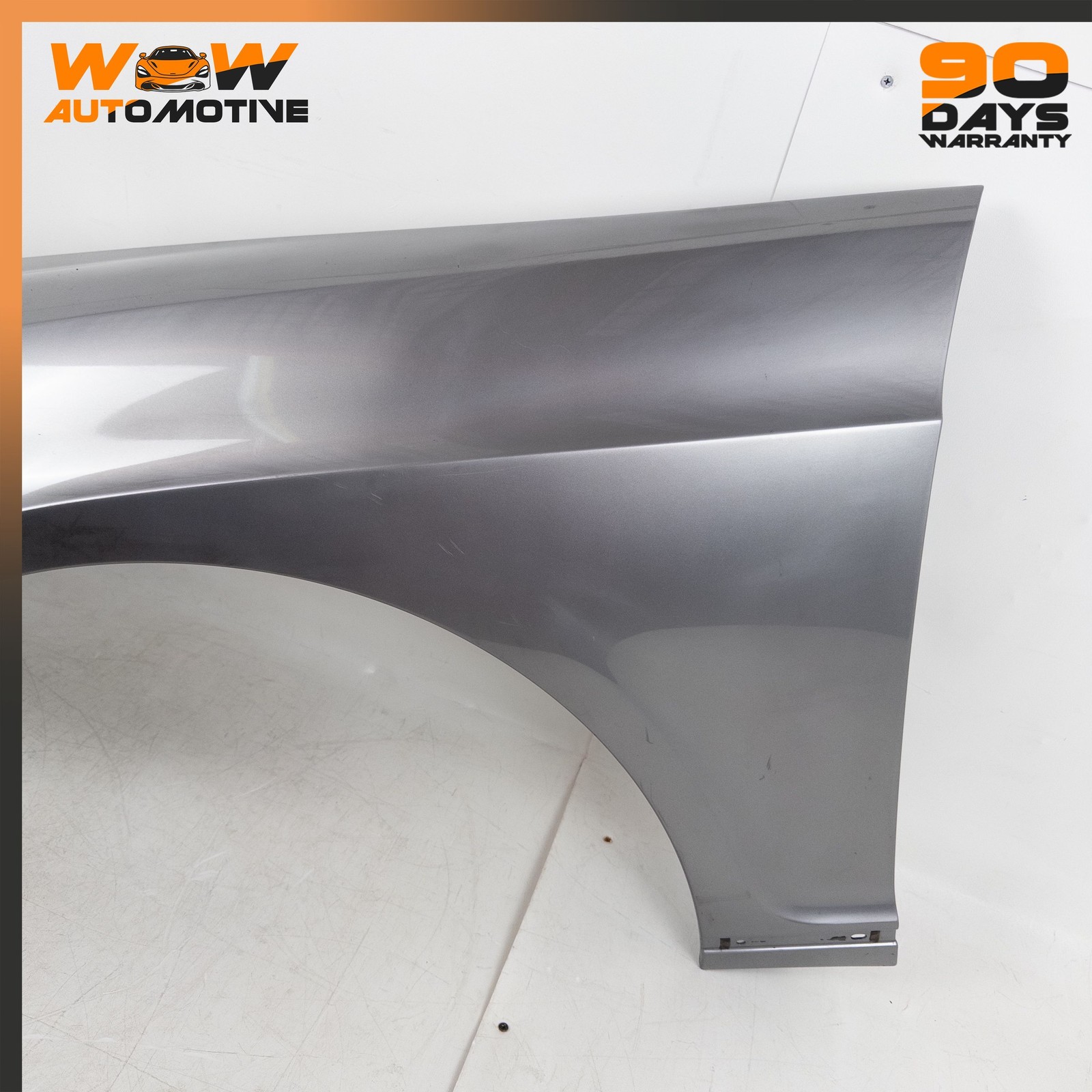 04-10 BENTLEY CONTINENTAL GT FRONT LEFT DRIVER SIDE FENDER ASSEMBLY SILVER OEM 