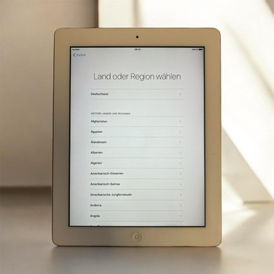 Apple iPad 3. Generation 16GB WLAN Silber   funktioniert