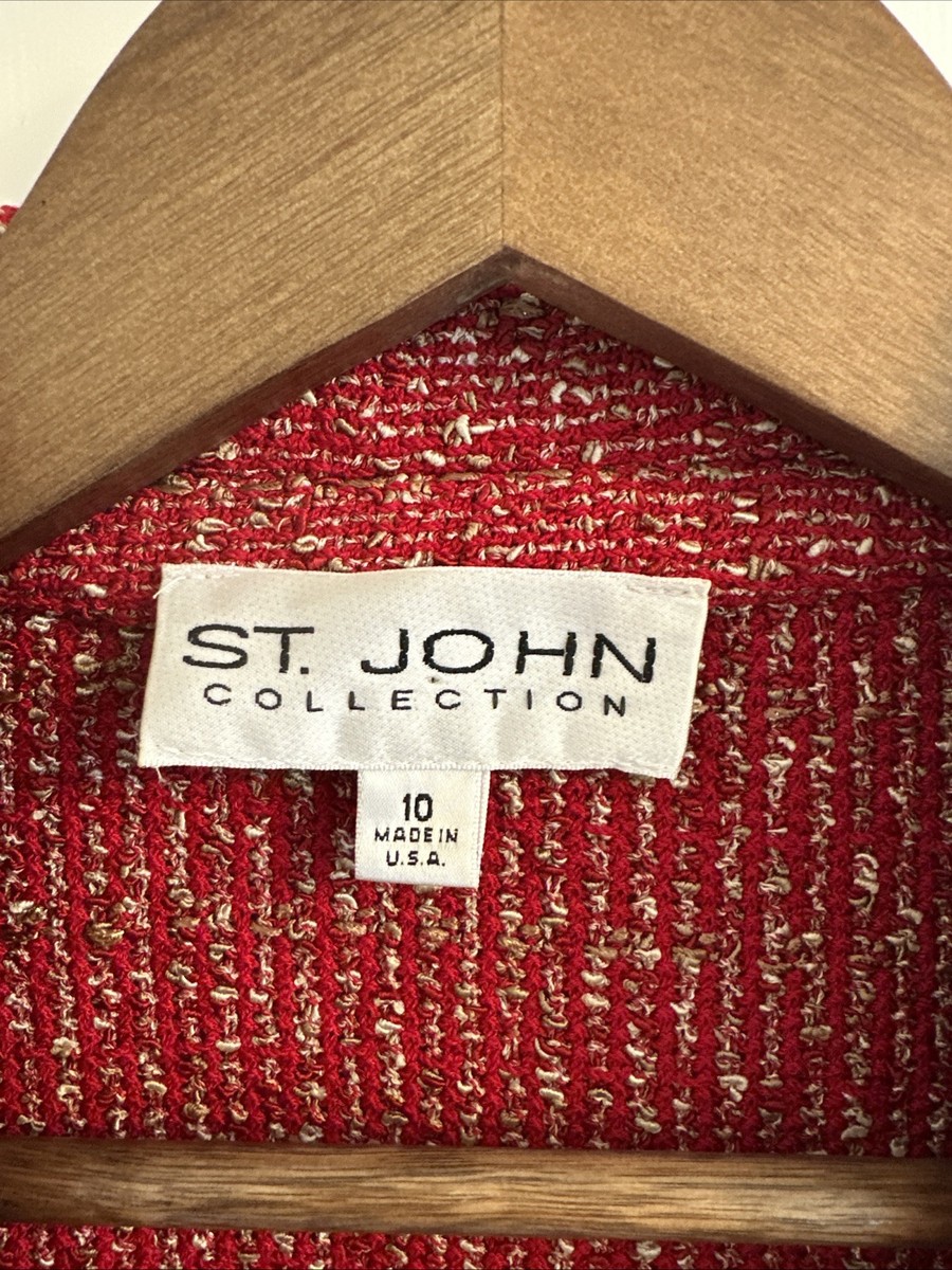 【NK】【レア】St. Johnジャケット 赤　セントジョン レア】St. Johnジャケット 赤セントジョン