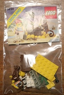LEGO 6235:  Pirat auf Insel (mit Bauplan; ohne OVP)