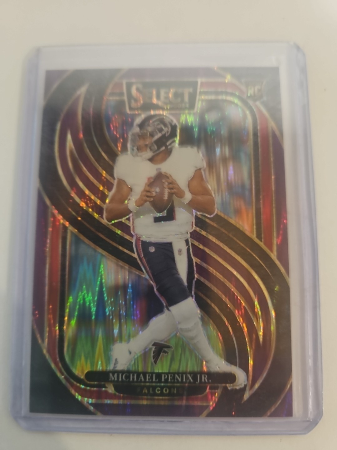 2024 Panini Select - Premier Level Michael Penix Jr. #110 Purple Shock /360