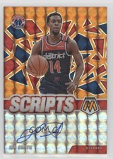 2020-21 Panini Mosaic Scripts Orange Prizm Ishmael Smith Ish #SC-ISH Auto 13sf