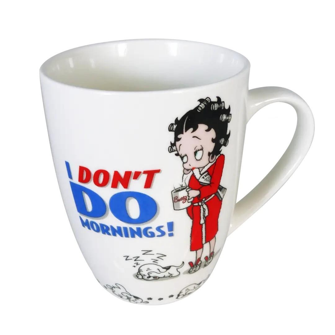 Betty Boop - I Don't Do Mornings Ceramic Mug