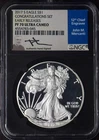 2017-S American Silver Eagle NGC PF70UC ER Congrats Set Mercanti - ✪COINGIANTS✪
