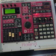 Roland remix machine SP-808EX Easy operation confirmed, LCD screen is dim. as-is