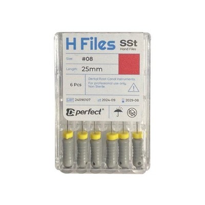 H-Feilen 25 mm Länge Heckenstromfeilen - Größe #08