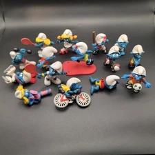 Smurfs Vintage Figures PVC Many Available Peyo Schleich Bully 1970s & 1980s