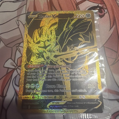 Pokémon 2020 Sword & Shield Zacian V SWSH076 Black Star Promo Sealed - NM