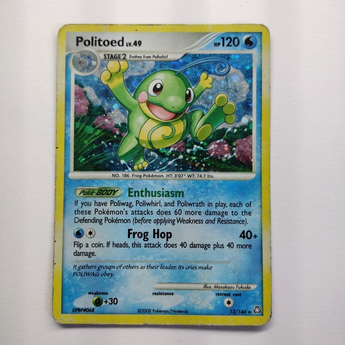 Politoed 12/146 Holo Rare Pokemon Legends Awakened HP