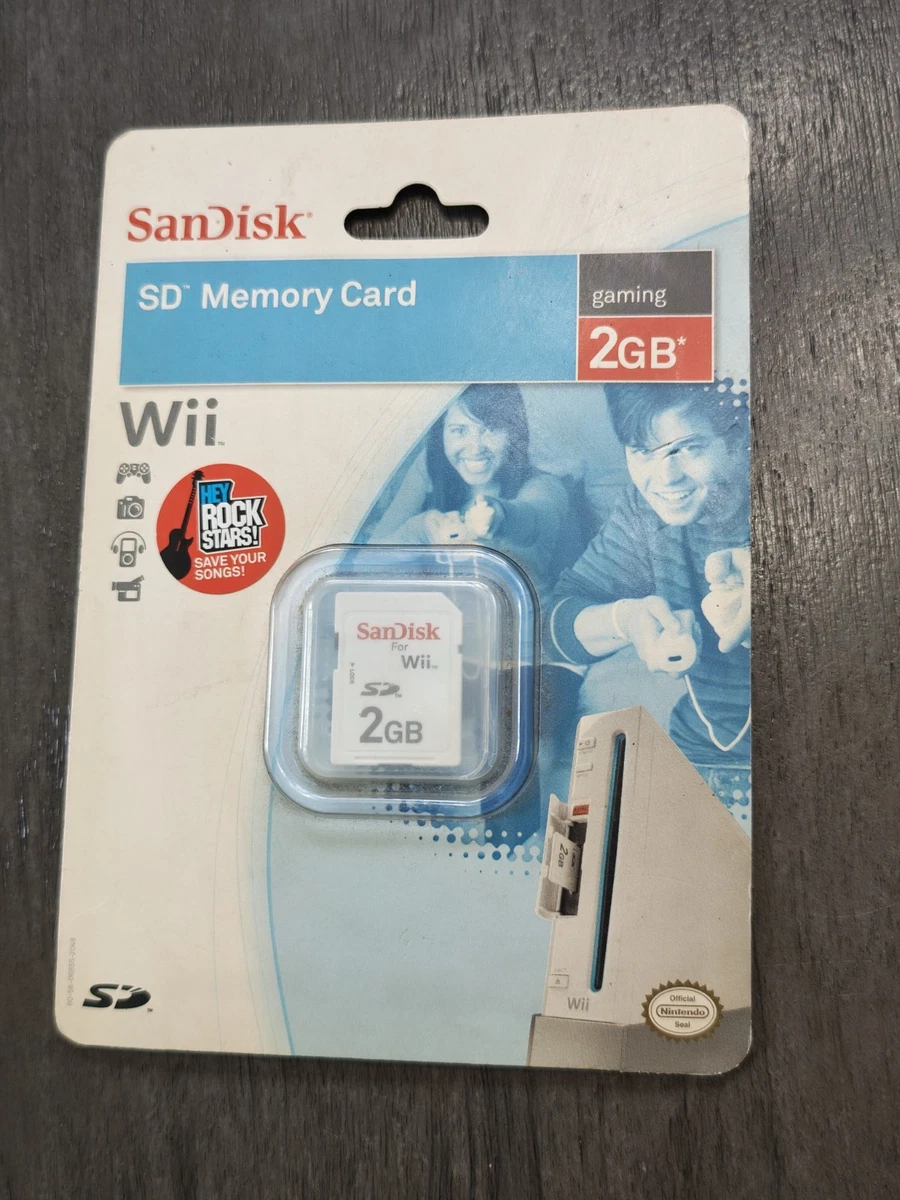 SanDisk Video Game Memory Cards & Expansion Packs for Nintendo Wii