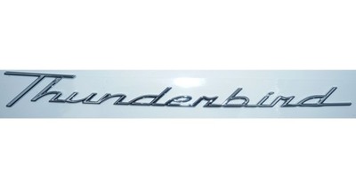 Set of 1 For Rear Quarter Panel Letter Emblems 3D Badge 02-05 Thunderbird Chrome