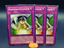 Yugioh Playset 3x Beschränkungsumkehr LODT DE063/ Common/ Excellent/ Deutsch