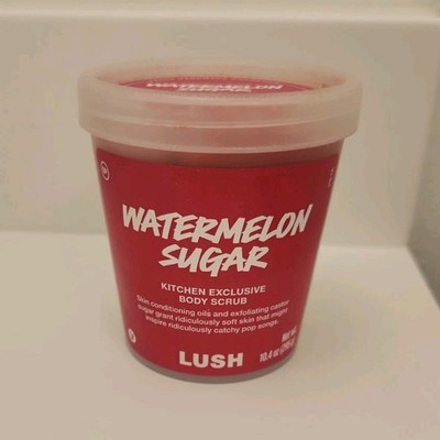 Lush Kitchen Exclusive Watermelon Sugar Body Scrub 10.4 oz Vegan Exfoliating