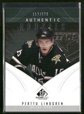 2009-10 SP Game Used Perttu Lindgren RC /699 #125 Dallas Stars