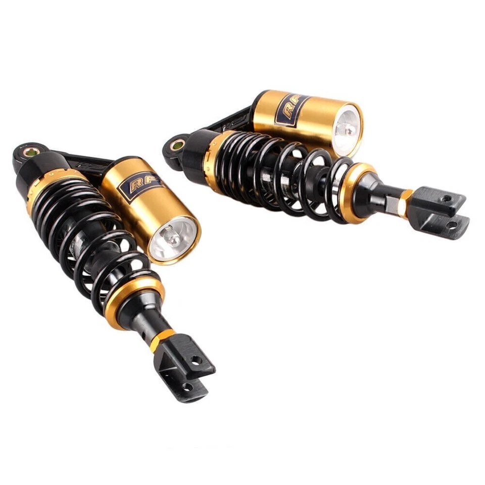 For Yamaha Suzuki BMW Honda Scooters 280mm 11" U-Clamp Air Shock Fork Absorber Foto 4 de 4