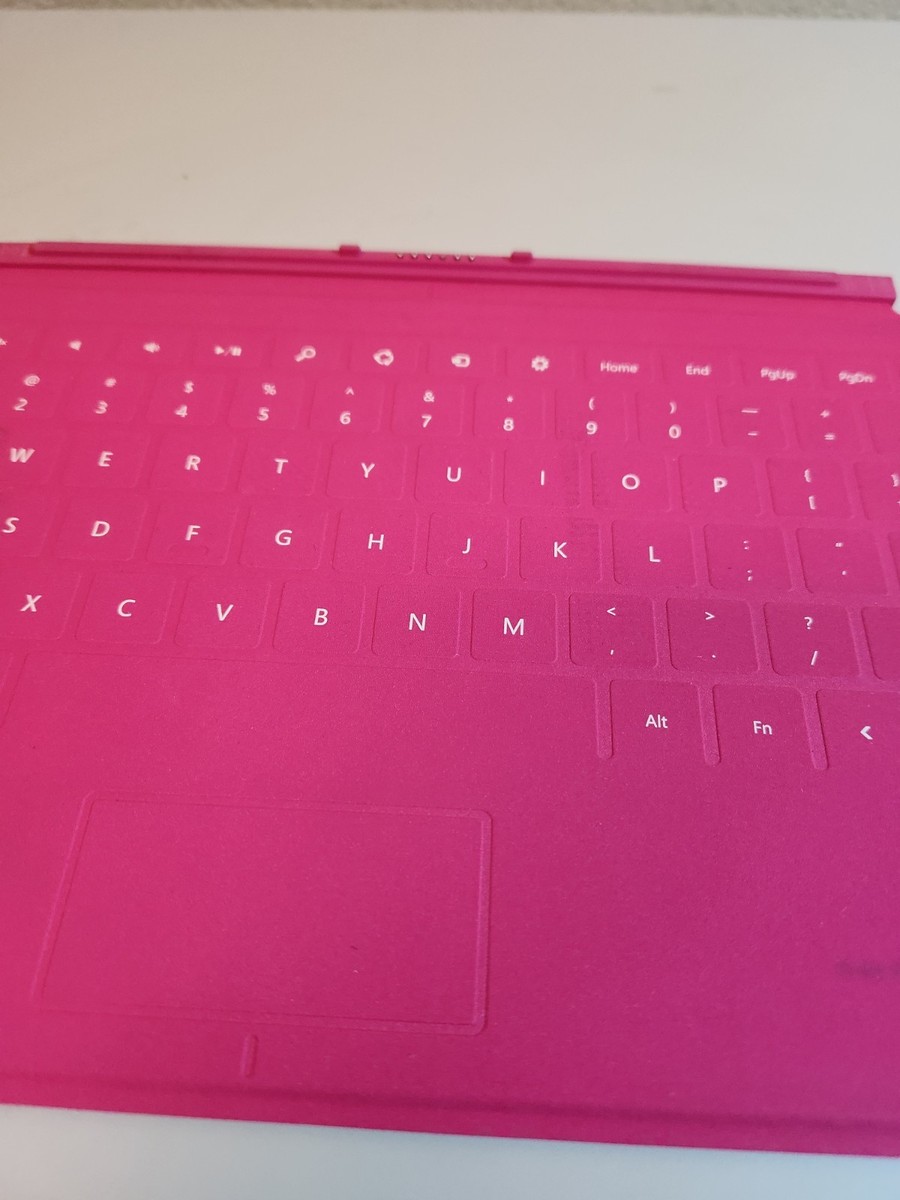 Microsoft Surface Touch Cover Magnetic Pink Keyboard Model: 1515