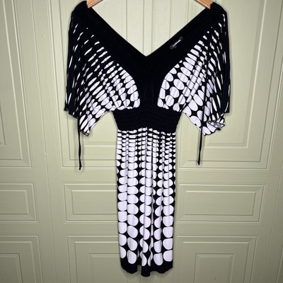 My Michell Dress Black And White Medium Woman s Formal Party Geometric