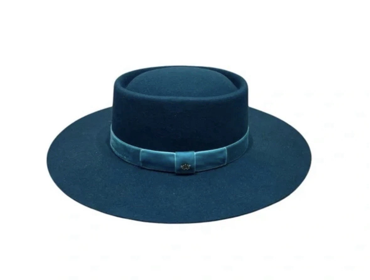 Nordstrom Fedora Hat Blue 100% Wool One Size Wide Brim Festival Bohemian Classic Craig Blue Fedora – Wool Felt | Lock & Co.. Hats for Men & Women main image 3