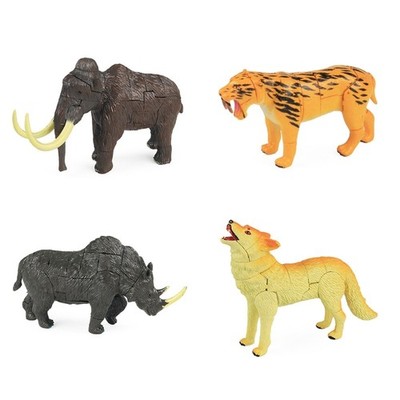 Creative 4D Farm Animal Puzzle Educational Toy Realistic Animals Assembly Model