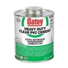 Oatey Heavy Duty Clear PVC Cement 32 oz