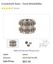 Genuine Ford Crankshaft Gear FT4Z-6306-B