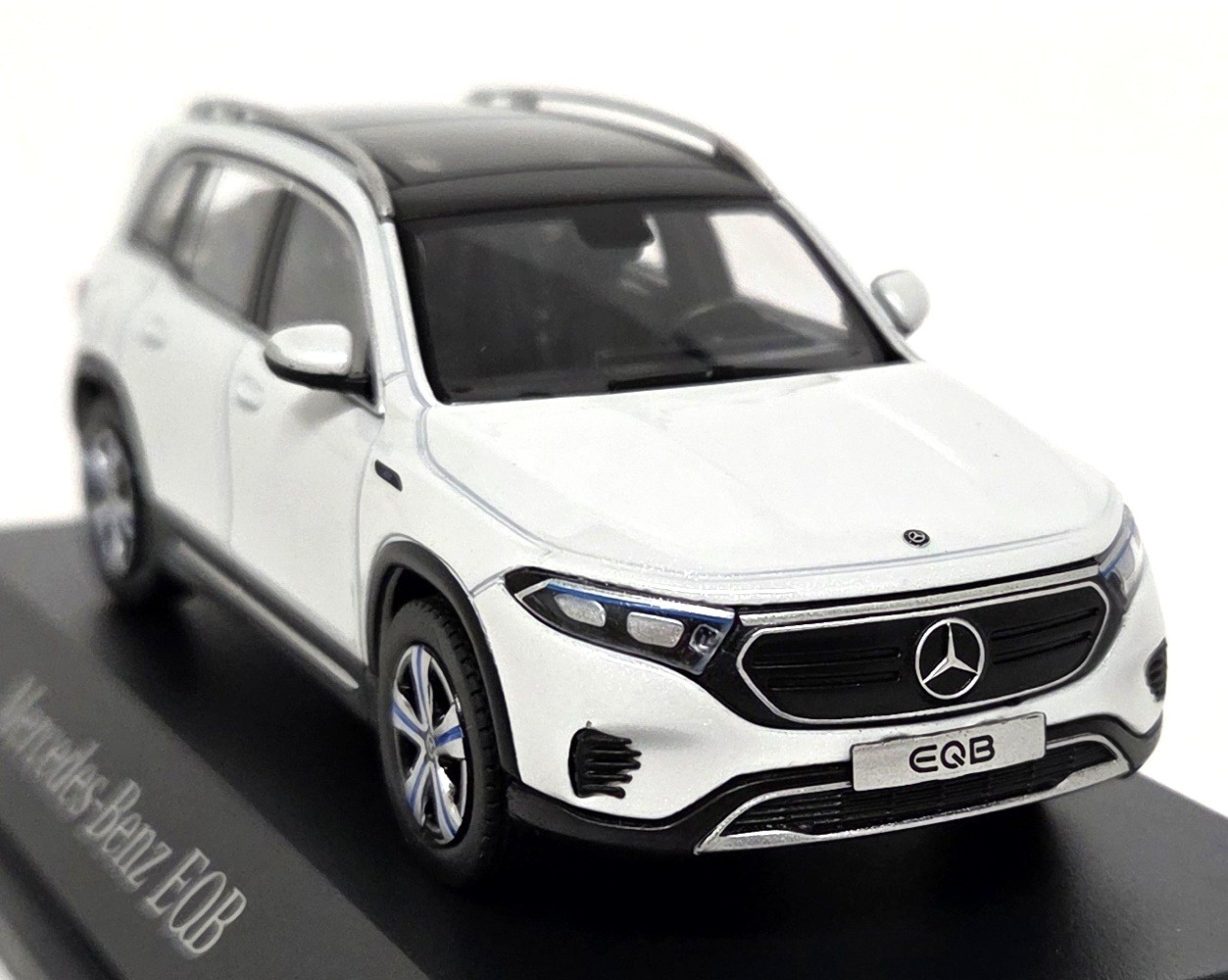 Herpa 1/43 Mercedes Benz EQB 2021 Digital White Diecast Model Car