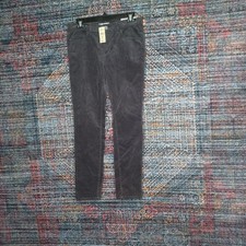 LOFT womens gray Modern Skinny stretch corduroy pants 6P NWT