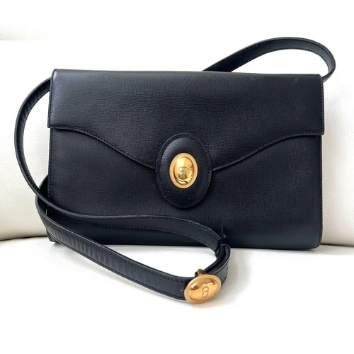 Sac bandoulière Dior logo doré bandoulière bon état