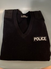Obsolete China Police Wool Sweater Size Large